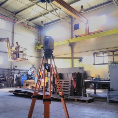 Geodetické práce - Meranie žeriavových dráh