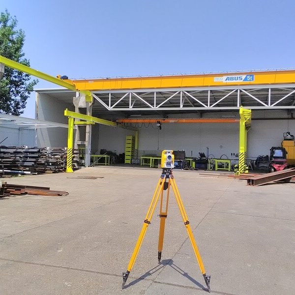 Geodetické práce - Meranie žeriavových dráh